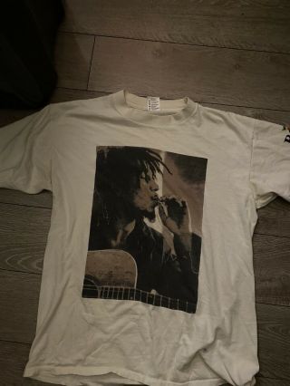 Vintage Bob Marley Shirt Large Joint Shirt Single Stitch