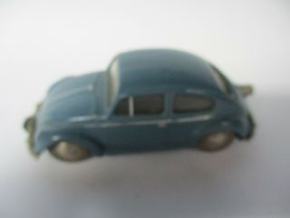 Schuco 1046 Micro Racer Volkswagen Beetle - Blue,  West Germany C9,
