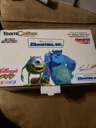 Team Caliber Owners 1/24 2001 Terry Labonte Disney Pixar Monstets Inc.  Htf