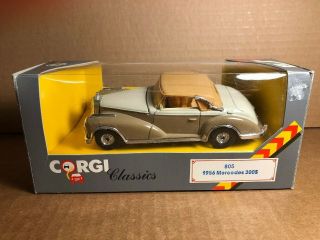 Corgi Classics | 805 | 1956 Mercedes 300s | Lt Brown And Cream | 1985