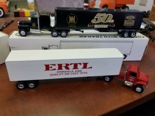 Ertl 1/64 Semi Trucks And Trailers