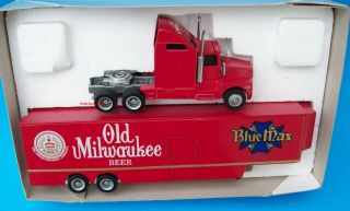 Tim Richmond 1994 Old Milwaukee 1/64 Nascar Hauler Transporter Truck Trailer