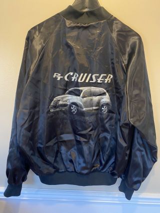Vintage Pt Cruiser Mens Satin Jacket Black Large Outerwear King Louie
