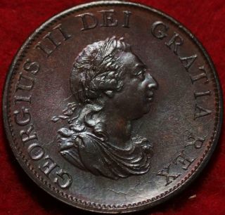 Uncirculated 1799 Great Britain 1/2 Penny Foreign Coin