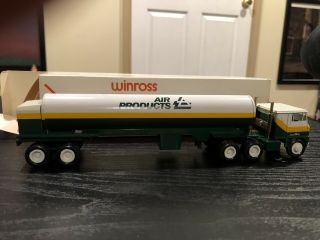 Winross Mack Mh600 Air Products Tractor/tanker Trailer 1/64