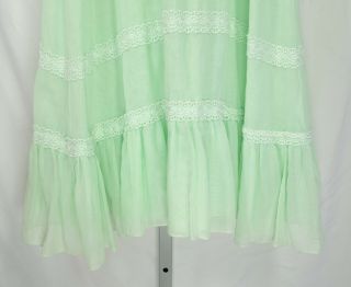 Vintage Dorissa Of Miami Girls Dress Prairie Boho Victorian Short Sleeve Size 6X 3