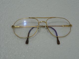 Vintage Gold Filled Eyeglasses Frames Made In France Henry Jullien Mod.  Tobago