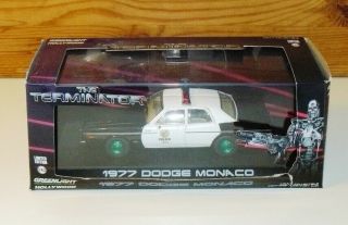 Greenlight Hollywood 1:43 1977 Dodge Monaco - The Terminator - 86534 - Mib Rare