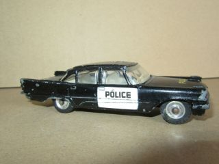 674p Dinky 258 England Usa Police Car Desoto Fireflite 1:43 Meccano
