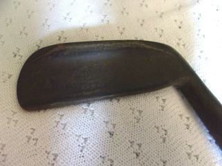 Vintage Antique Burke Grand Prize Hickory Wood Shaft Golf Putter