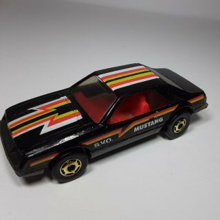 Vintage Hot Wheels 1979 Ford Mustang Svo Black With Gho 