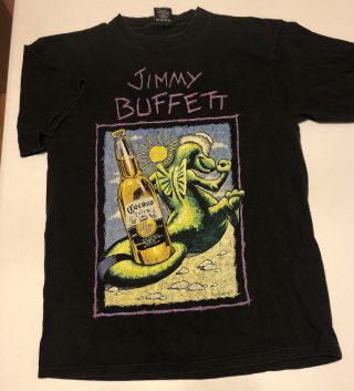 Vtg 90s Jimmy Buffett Fruitcakes On Tour Concert T - Shirt Giant Brand 1994 Corona