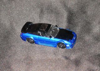Jada Dub City 1993 Nissan 240sx Oprion D Blue & Black 1/64 Scale Loose Vgc 1998
