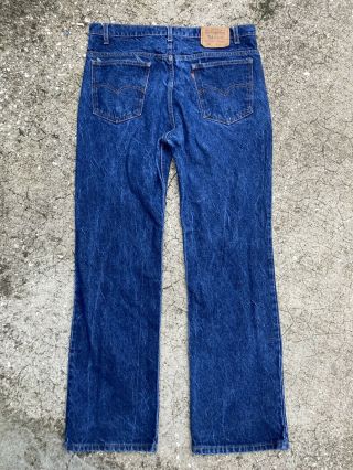 Vintage 80s Levis 517 Orange Tab Denim Jeans Size 38x32 Usa Bootcut Straight