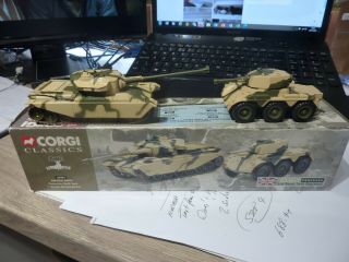Corgi 69901 British Army Centurion And Saladin Armoured Car Scale 1:57
