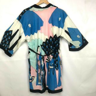 Vintage Kimono Robe Asian Oriental Art To Wear Unisex