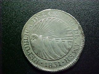 Central American Republic Honduras 1831 T F 2 Reales
