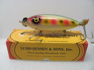 Nflcc 2002 Luhr Jensen South Bend Bass Oreno In The Box; Strawberry Color