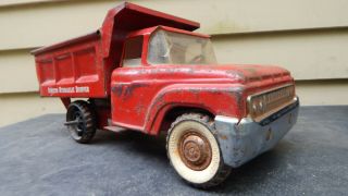 1960s Vintage Structo Hydraulic Dumper Red Dump Truck 2