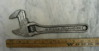 Old Tools,  Antique A.  B.  C. ,  Caril,  P.  T.  Co.  Reversible Head Adjustable Wrench