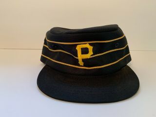 Vintage Pittsburgh Pirates Sports Specialties Pillbox Snapback Hat Cap Mlb