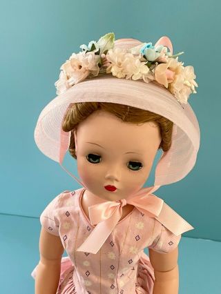 Vintage Doll Clothes:madame Alexander Agatha Portrait Hat Fits Cissy Miss Revlon