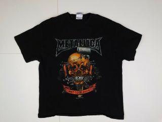 2004 Metallica Met Club Pushead T - Shirt Men’s Xlarge Double Sided