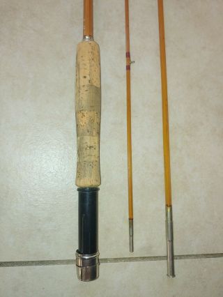 Vintage Horrocks & Ibbotson Bamboo Fly Rod 8 1 - 2 