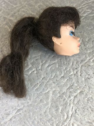 Vintage Ponytail Barbie Head Paint No Green 2