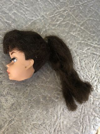 Vintage Ponytail Barbie Head Paint No Green 3