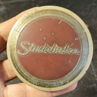 Antique Studebaker Car Horn Button / Radiator Cap Part No.  2061222 - 1910 - 40 