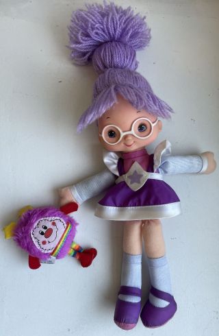 1983 Rainbow Brite Shy Violet 10 " Doll With Iq Sprite Mattel Hallmark