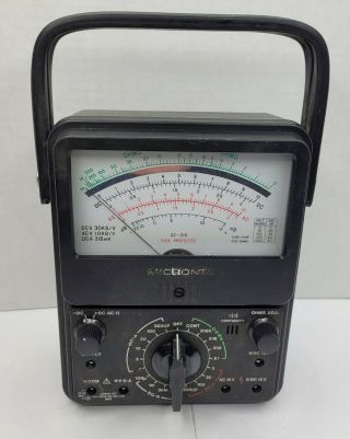 Vintage Micronta 22 - 210 Multimeter 21 Range Ac,  Dc Multitester (no Cables)