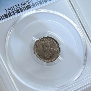 Pcgs Ms 66 1935 Hong Kong 5 Cents Nickel Coin