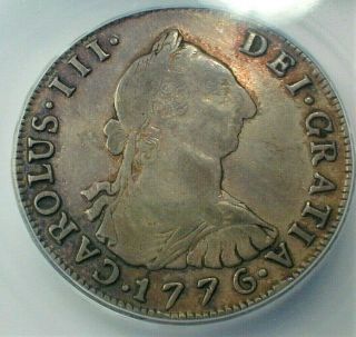 1776 - L,  Pr Bolivia 4 Reales Silver Icg Vf20 Km 54 (600)
