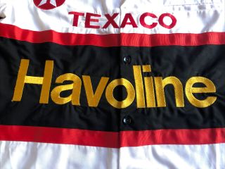 Vintage Texaco Havoline Button Down Uniform Shirt SZ S Made In The USA Gas Oil 2