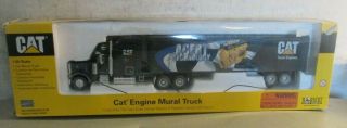 Norscot 1/50 Scale Caterpillar Peterbilt 379 Cat Engine Mural Truck Ob
