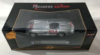 Maisto Premiere Edition 1:18 Scale 1955 Mercedes Benz 300 Slr Targa Florio 2000