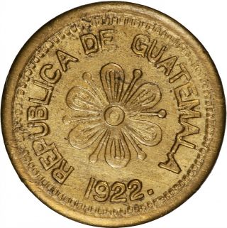 Guatemala 1922 50 Centavos Unc