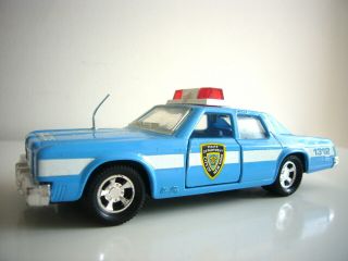 Matchbox Kings: Plymouth Gran Fury Police Car,  Made In England