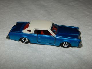 Vintage Tomica Ford Continental Mark Iv - Blue - 1976 - Japan