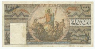 TUNISIA - 1000 Francs 12.  7.  1950.  P29a (TUN002) 2