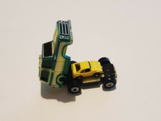 Micro Machines Insider Truck Chevy Blazer Green Ferrari Mondial Yellow