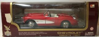 1957 Chevrolet Corvette - Red 1:18 Scale | Road Legends Die Cast Metal Car