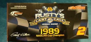 2004 Rusty Wallace 2 Action 1:24 Announcement Car,  Signed,  Intrepid,