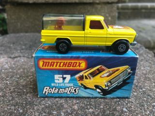 Matchbox Rola - Matics 57 Wild Life Truck W/ Box.  Nm -