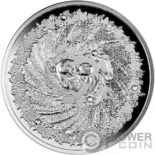 Wedding Marriage Love Silver Coin 2$ Niue 2021
