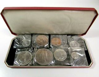 1953 Zealand Proof Coin Set Of 8