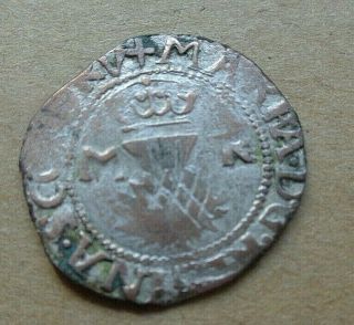 1542 - 1567 Scotland billon bawbee coin - Queen Mary of Scotland 2
