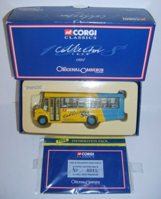 Corgi Classics : 43403 : Plaxton Beaver Bus 1998 Club Model Ltd.  Ed : V.  G.  C